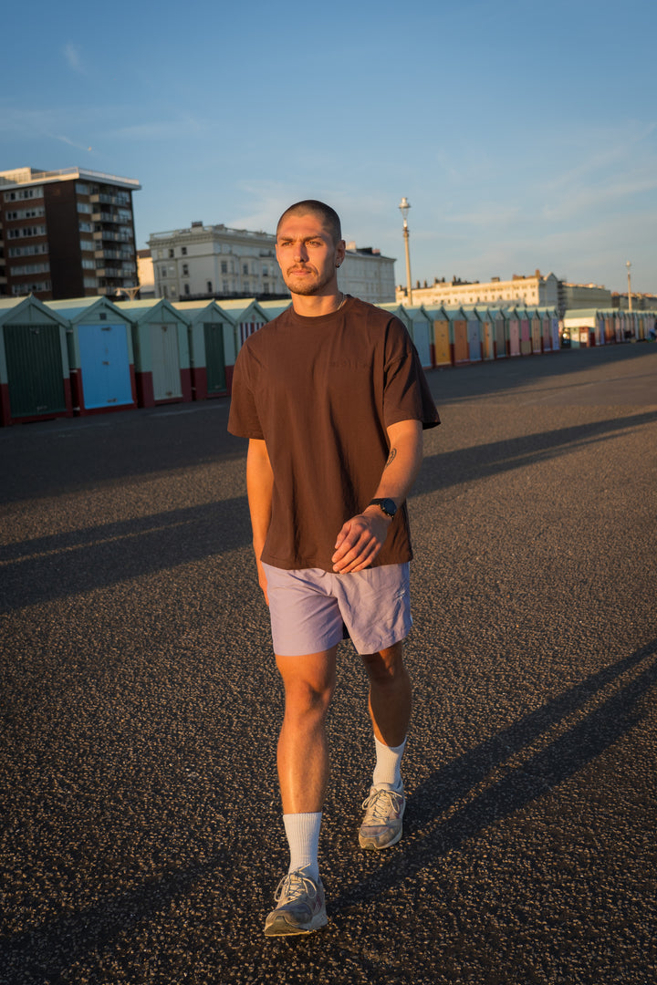 Chocolate Brown Oversized T Shirt